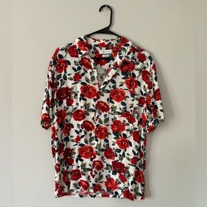 Urban Outfitters Rose Print Shirt